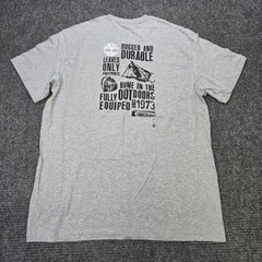 Timberland 100% Cotton Graphic T-Shirt Men’s Size L Gray Rugged and Durable NWT