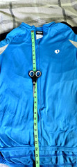 Pearl Izumi Blue Short Sleeve Cycling Jersey Zip Top Size XXL Rear Pockets