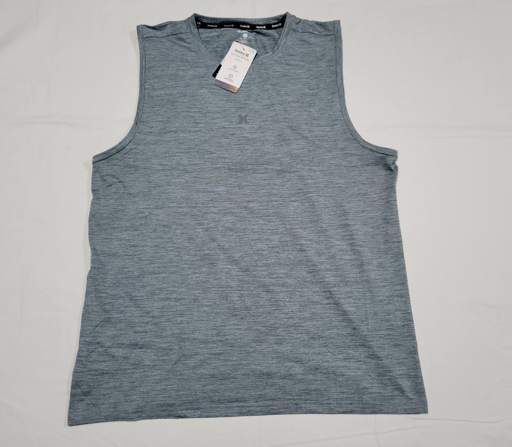 Hurley Men’s Exist Icon Logo Spacedye Sports / Performance- Tank Top