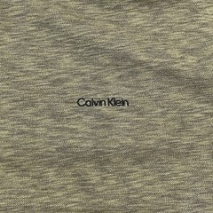 Calvin Klein Long Sleeve Shirt Mens XL Olive Green Heather Crewneck Cotton Blend