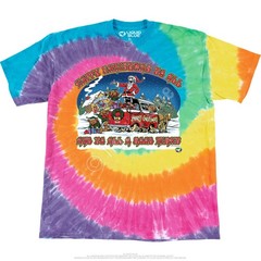 Happy Christmas T-Shirt Liquid Blue