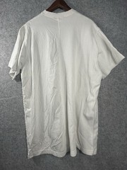 Vintage Reebok Split Fabric Pocket T-Shirt White Ribbed XL Embroidered Logo Tee