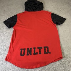 Ecko Untld Hooded Shirt Mens XL Drawstring Center Pocket Cement Hooper Hip Hop