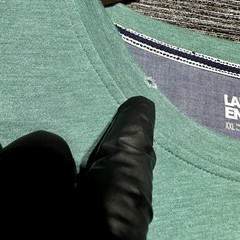 Lands’ End T Shirt Men’s 2XL Green Stretch Soft Short Sleeve