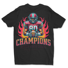 Custom T-Shirt, Champions,Dtf Print On Next Level T-Shirt unisex Soft Cotton