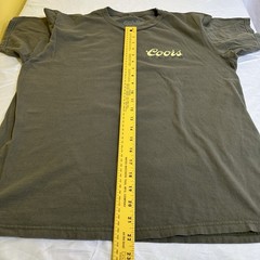 Coors Golden Beer Double Sided Large T-Shirt Brewery Tee Luv Dorm Retro Dormroom