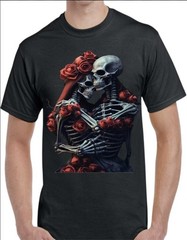 Dia De Los Muertos Black Men’s T-Shirt Small To 3X-Large #6