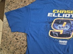 Chase Elliott #9 NAPA Auto Parts Hendrick Motorsports NASCAR T-Shirt Blue Sz XL