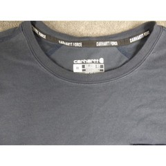 Carhartt Force Mens XL Relaxed Fit Pocket T-Shirt Navy Blue Short Sleeve Work Te