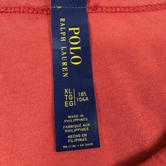 NWT Polo Ralph Lauren Custom Slim Reversible Graphic T-Shirt Gray/Red Mens Sz XL
