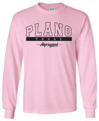 Plano Texas State T-Shirt Long Sleeve Graphic Tees Unisex Apparel