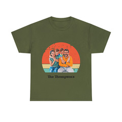 Customise Your Own Photo Unisex T-shirt – Retro Vintage Style