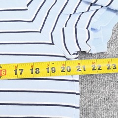 Polo Ralph Lauren Polo Shirt Men’s Sz M Classic Fit Short Sleeve Striped Blue