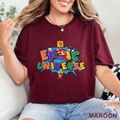 Epic Universe Mario Land Shirt, Super Nintendo World Shirt, Universal, 203449