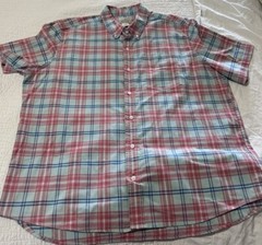 Man’s L.L.Bean Comfort Stretch Oxford Short Sleeve Slightly Fitted Plaid