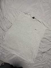 Vintage Nike Essential Grey Mini Swoosh Embroidered T-Shirt Men’s XL