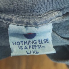 Vintage 90s 100% Satisfaction Guaranteed Pepsi T-Shirt L/XL Single Stitch USA