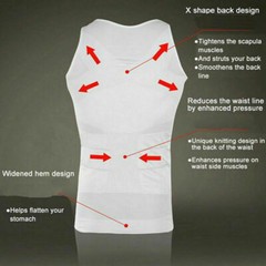 2022 New Men’s Gynecomastia Vest Cooling Compression Muscle T-Shirt Body Shaper
