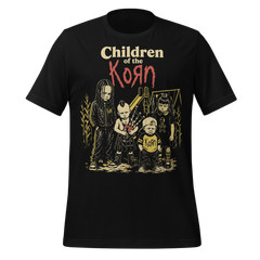 Children of the Korn T-Shirt Retro 90s Nu-Metal Horror Movie Parody Goth Kid Tee