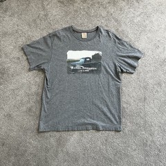 Daniel Cremieux Jeans Graphic T-Shirt Men’s L Gray Truck Nature Retro Vintage