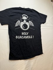 Georgia El Jinete Mexican Restaurant T-Shirt Adult Small Black Holy Guacamole