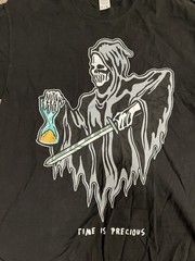 Warren Lotas Time Is Precious Grim Reaper Medium Shirt