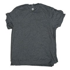 Gildan Softstyle Mens Tees Medium Blank Plain Gray T-Shirts Bulk Lot of 10
