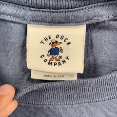 VTG Bad Ass Coffee Co Shirt Mens XL Blue Columbia SC Graphic Tee Duck Co