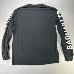 Bad Habits Spencers Long Sleeve T-Shirt Medium Black Graphic Alt Streetwear