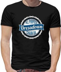 Dressdown All Purpose Chain Oil Mens T-Shirt – Cycling – Bike – Racing – Bicycle