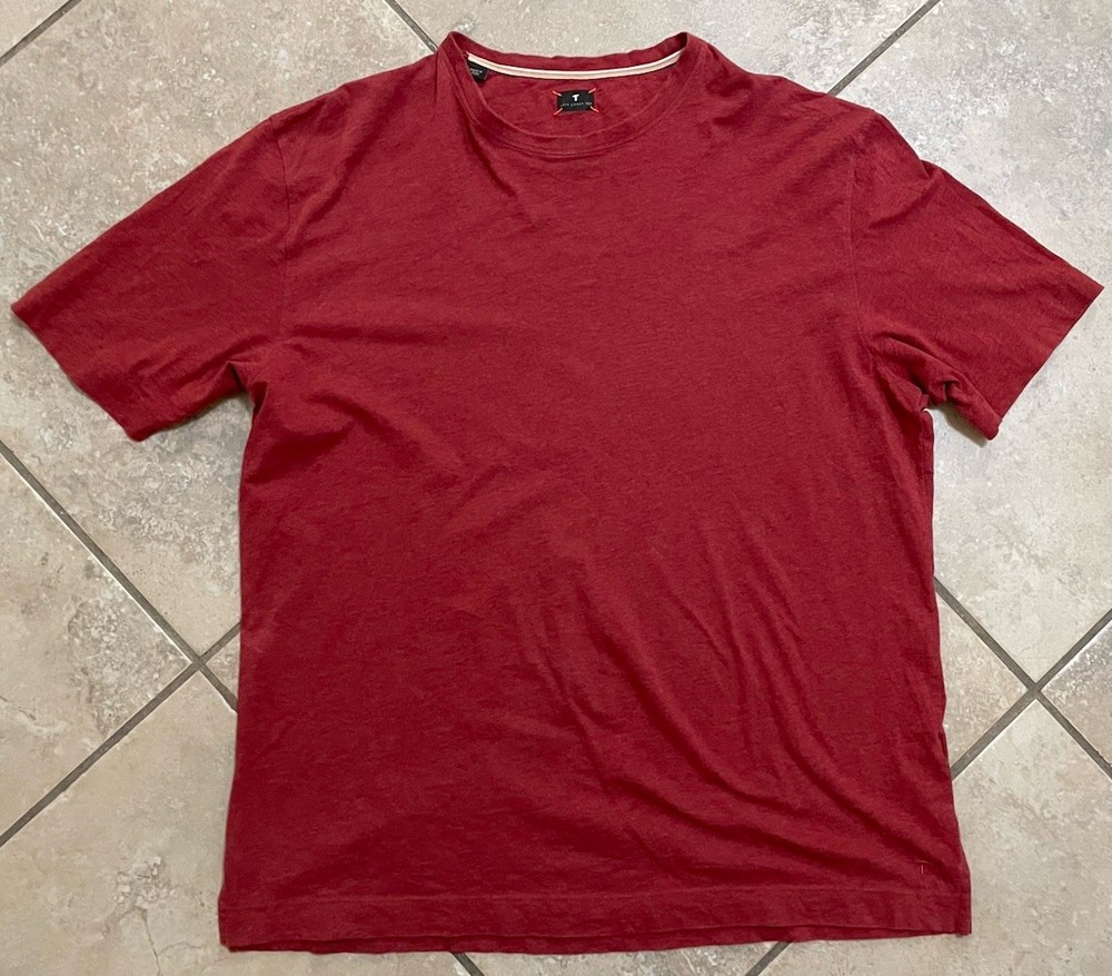 Left Coast Tee Shirt Men’s XL Red Heathered