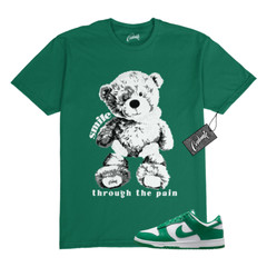 Dunk Malachite Green White Low T Shirt Match SMILE
