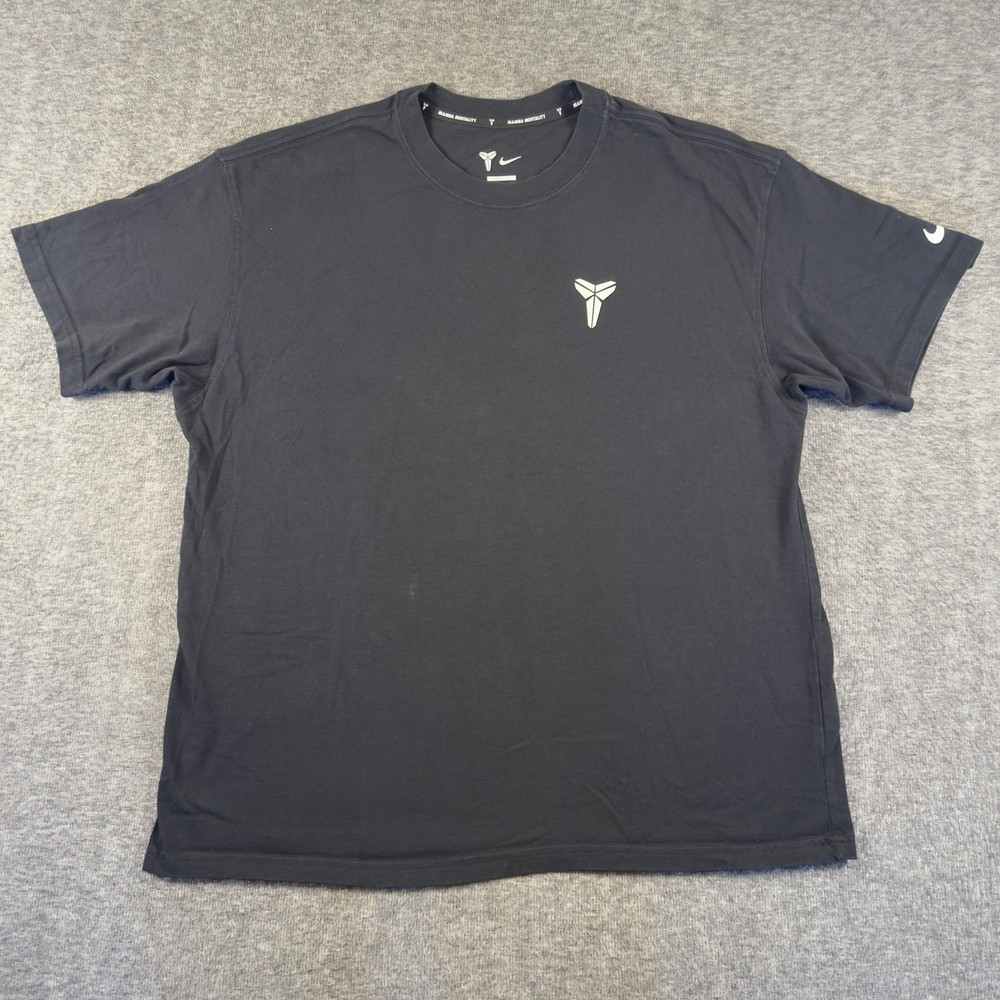 Nike Kobe Mamba Mentality Shirt Mens Large Black Tee Basketball HJ3318-010