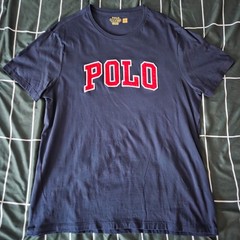 Polo Ralph Lauren Embroidered Logo Custom Slim Fit T-shirt (Blue) – XL
