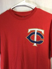Minnesota Twins #22 Sano Red Large Cotton MLB Licensed T Shirt