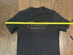Franklin Barbecue Austin Texas Black Tonal Sparkle T Shirt Size Unknown 21×29