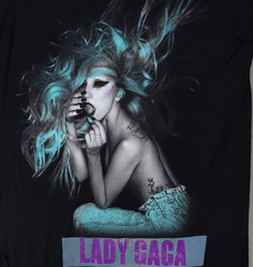 Lady Gaga The Born This Way Ball 2012 2013 Edge Of Glory Tee T-Shirt Size Small