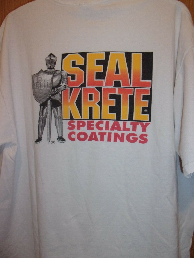 Seal kreate Specialty Coatings white XL t shirt