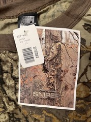 Vintage Ace Sportswear Shirt Size 3XL Sniper Camo Short Sleeve Hunting USA 90s
