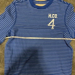 Y2K Hollister Men XL Blue White Striped Long Sleeve Skater Beach Boy Skinny Tall