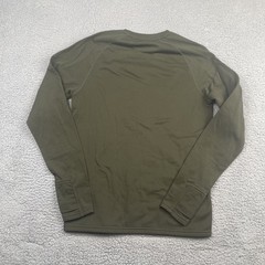 Terramar Men’s Shirt Medium Olive Green Base Layer Outdoor Camping Gorpcore