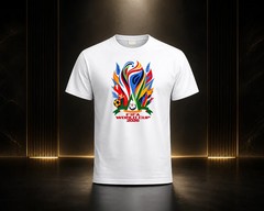 FIFA World Cup 2026 Graphic T-Shirt Unisex White Soccer Fan Tee Streetwear Top
