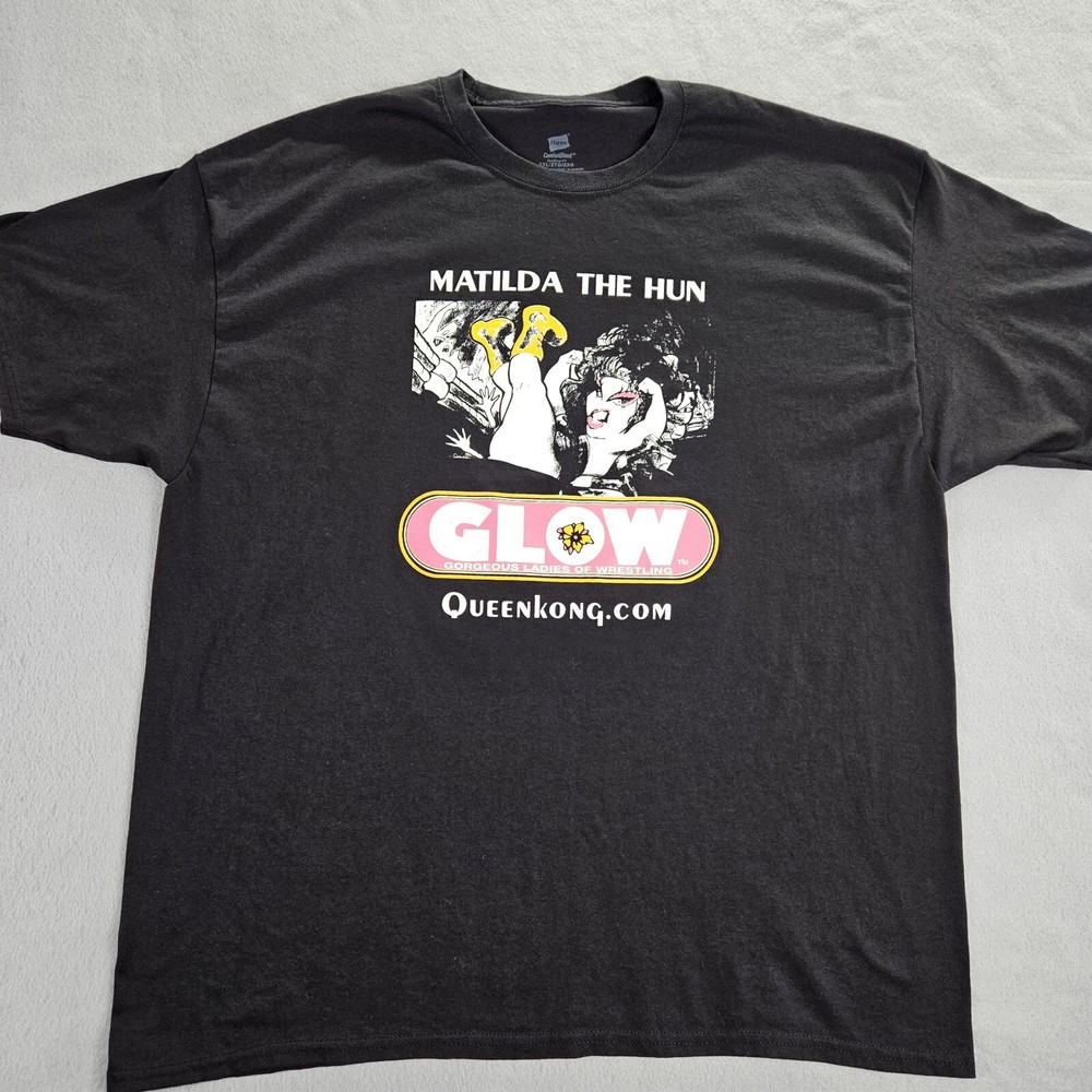 Gorgeous Ladies Of Wrestling TShirt Matilda The Hun Men’s Black Size 2XL XXL
