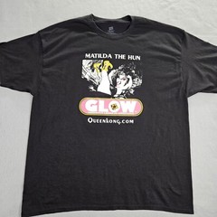 Gorgeous Ladies Of Wrestling TShirt Matilda The Hun Men’s Black Size 2XL XXL