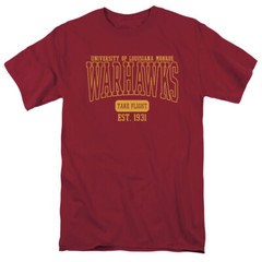 University of Louisiana Monroe Adult T-Shirt Est. Date, Garnet, S-3XL