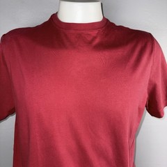 Left Coast Tee Shirt Men’s L Red Crewneck Short Sleeve Peruvian Pima Cotton READ