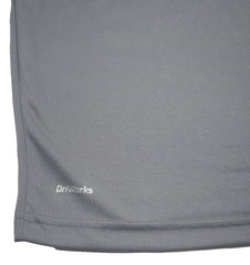 ATHLETIC WORKS Mens T-Shirt SIZE 3XL DriWorks Short Sleeve London Gray NEW