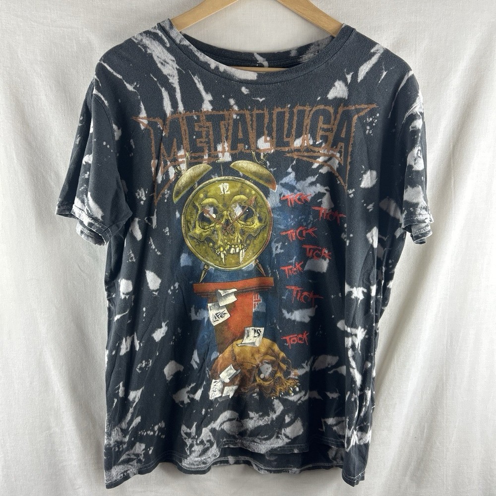 Metallica T Shirt Medium Size M Frantic Pushead Back Print Relaxed Oversized
