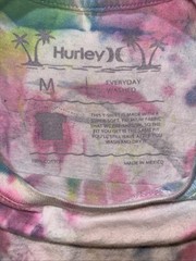 Hurley Tye-dye Unisex Size Medium T-Shirt. 100% Cotton. Fits True To Size