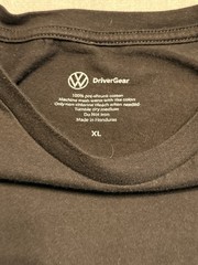 Volkswagen VW DriveGear Black T-Shirt – Unique Car Graphic Tee – Size XL